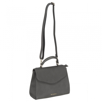 Betty Barclay Flap Bag, anthracite