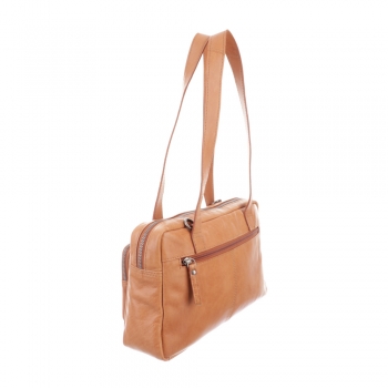 Bodenschatz Zip Bag, cognac