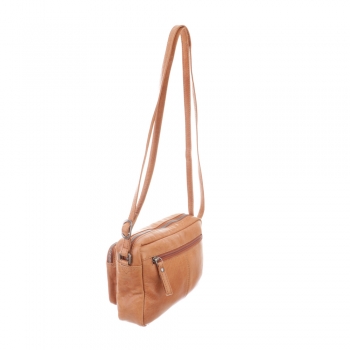 Bodenschatz Zip Bag, cognac