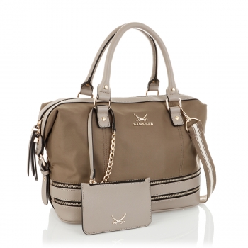 Sansibar Handtasche Taupe