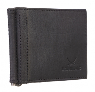 Sansibar Wallet Dollarclip, black