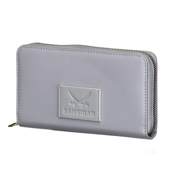 Sansibar Zip Wallet L, silver