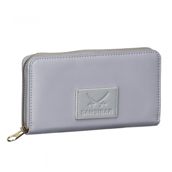 Sansibar Zip Wallet L, silver