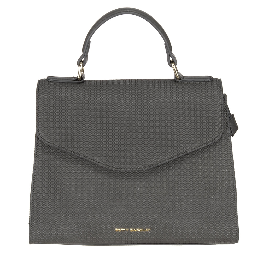 Betty Barclay Flap Bag, anthracite