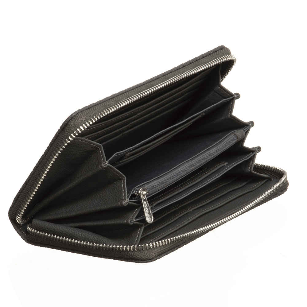 Betty Barclay Zip Wallet L, anthracite