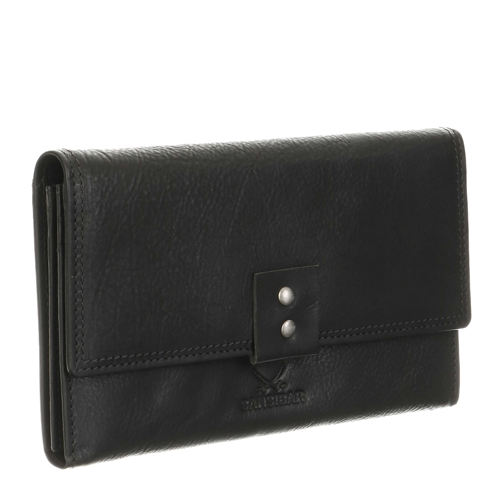 Sansibar Flap Wallet, black