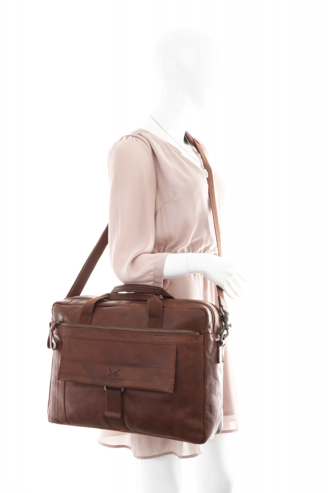 Sansibar Business Bag, brandy