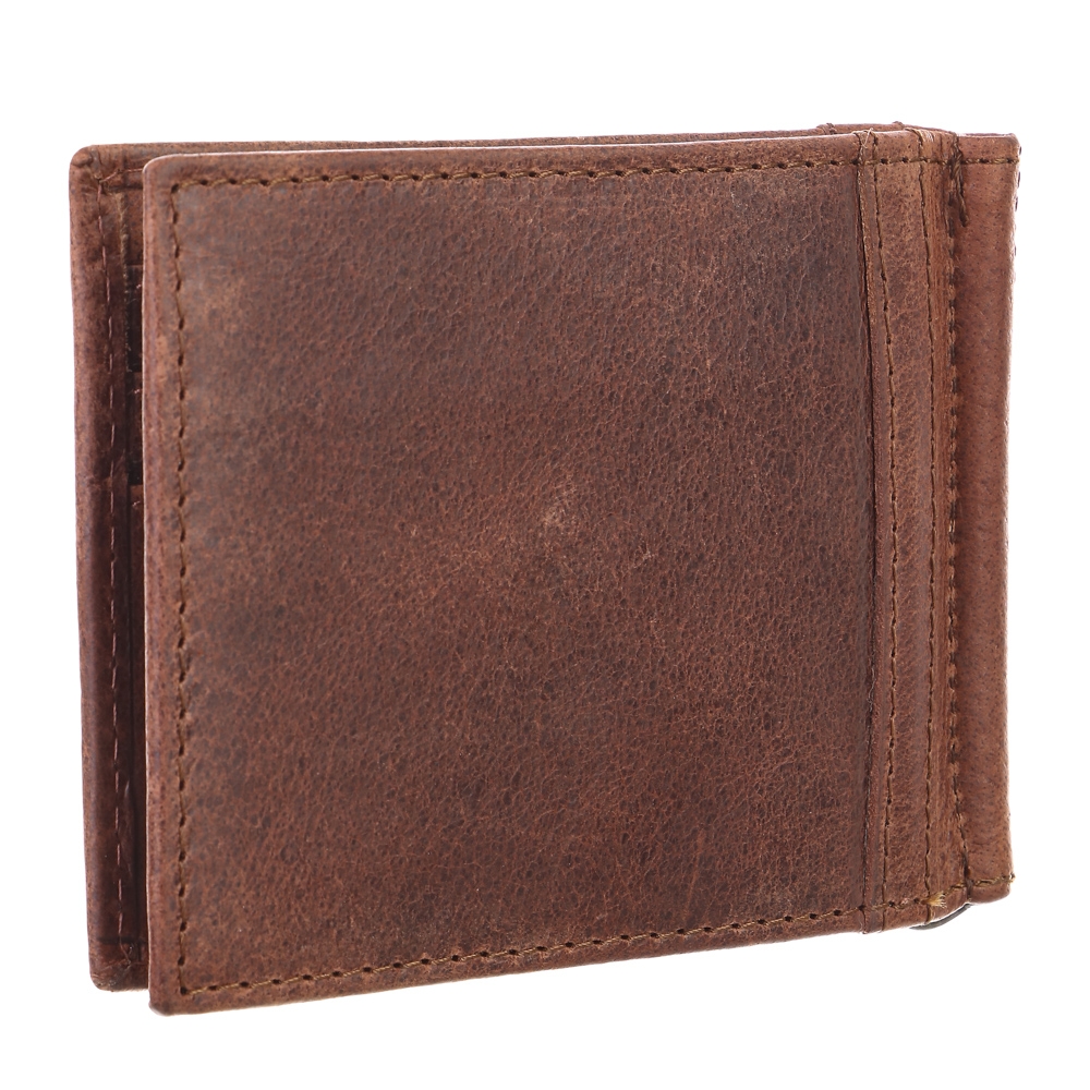 Sansibar Wallet Dollarclip, brandy