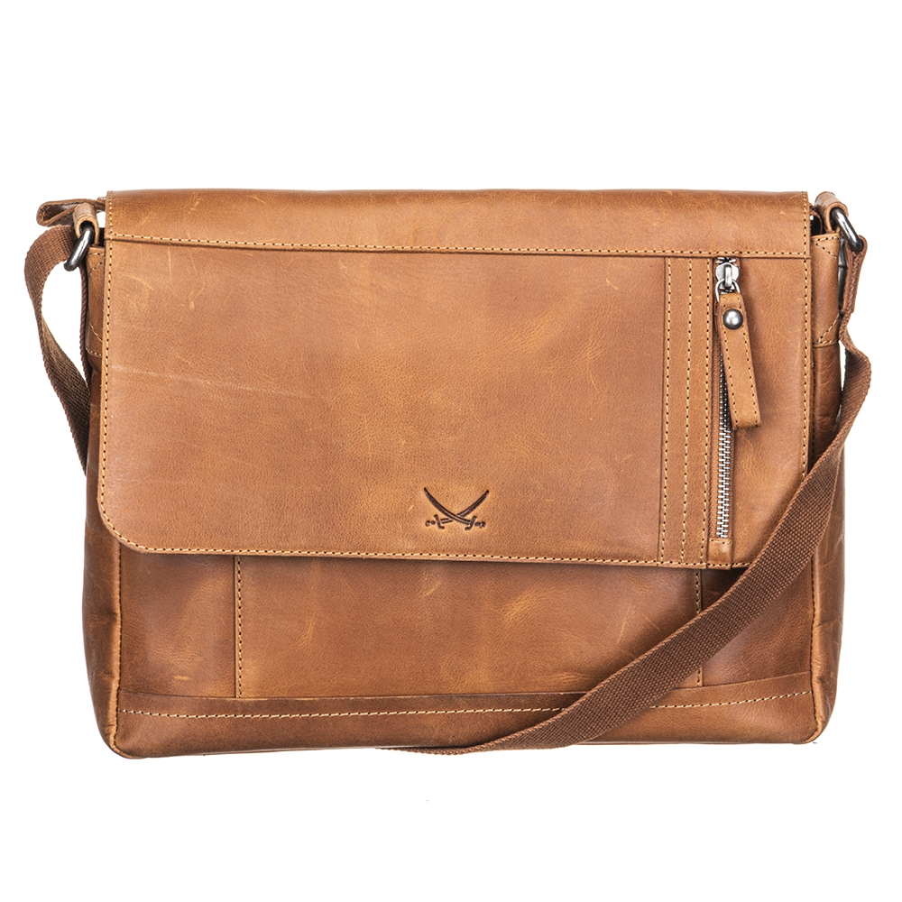 Sansibar Messenger Bag, cognac