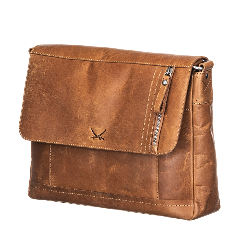 Sansibar Messenger Bag, cognac