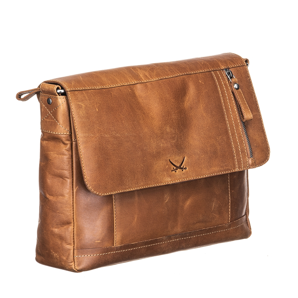 Sansibar Messenger Bag, cognac