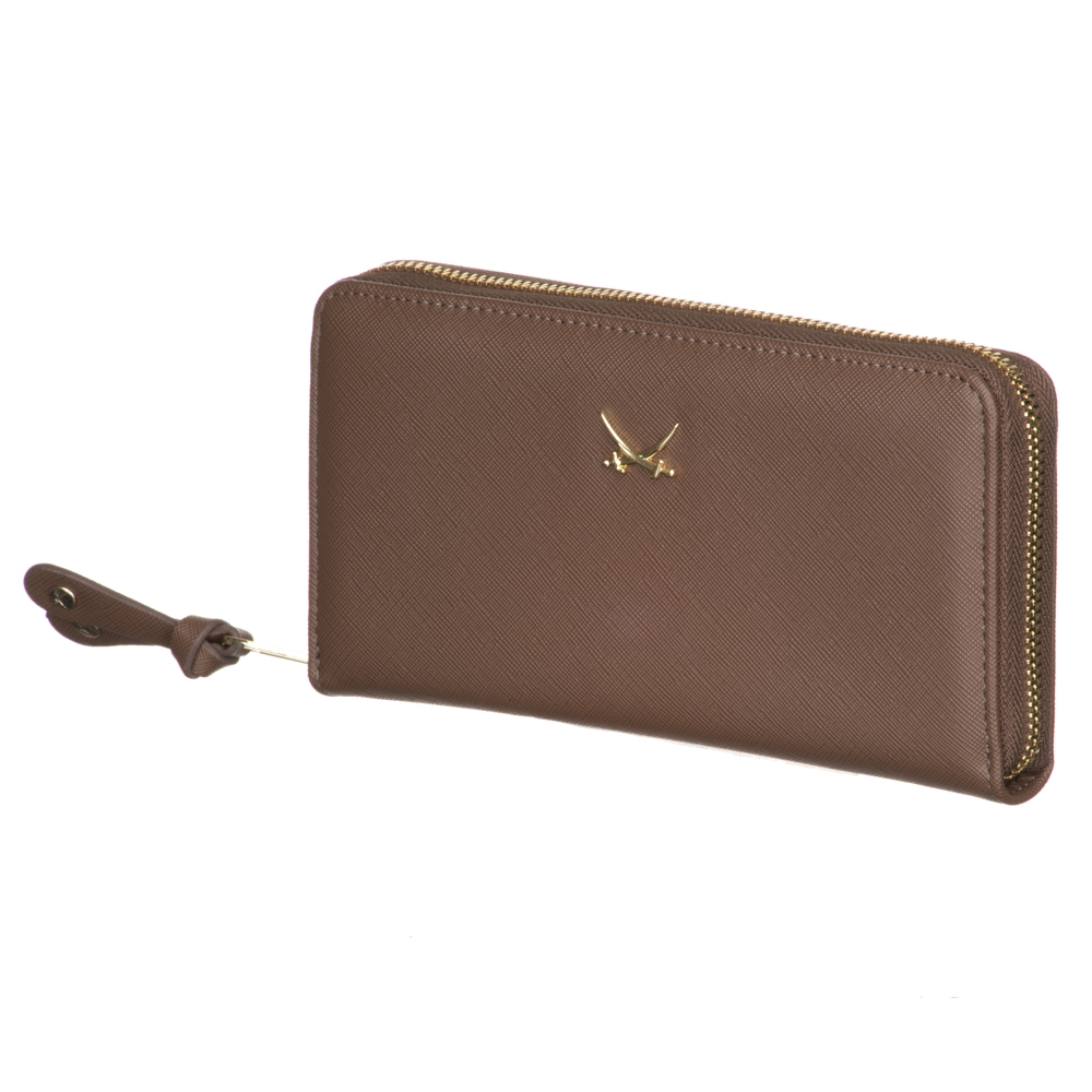 Sansibar Zip Wallet L, cappuccino