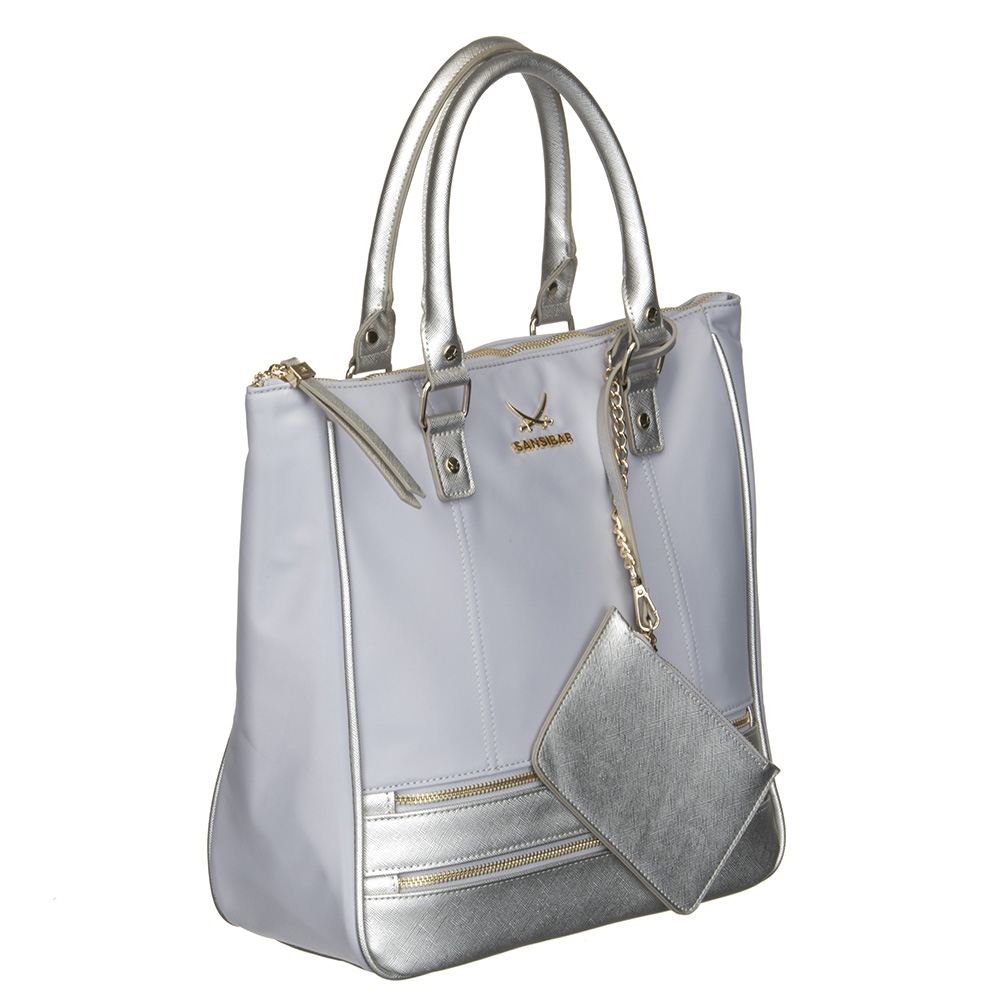 Sansibar Shopper Bag, silver